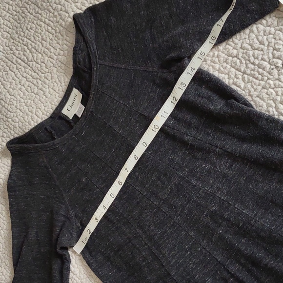 Ganni Size Medium Winter Jersey Grey Short Sleeve 100% Cotton A-Line Dress - Picture 7 of 16